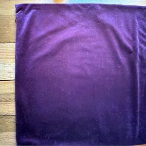 XL Plush Purple Velvet Pillow Cover